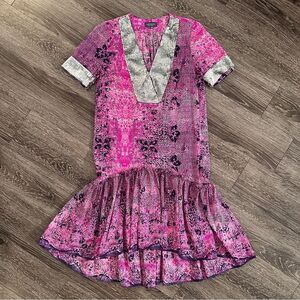 Gryphon Gypset Sequin-Trim Dress